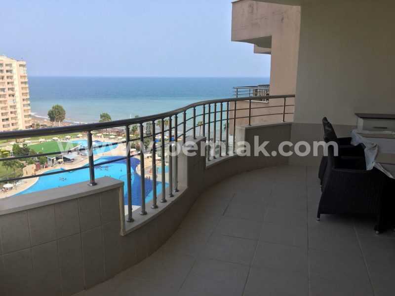 KARGIPINARI QUEENABA SİTESİ 3+1 FULL BAKIMLI DENİZ MANZARALI SATILIK YAZLIK DAİRE
