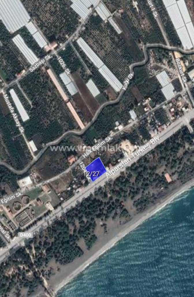 MERSİN ERDEMLİ KOYUNCU SATILIK ANA YOLA CEPE TİCARİ İMARA ACIK TARLA