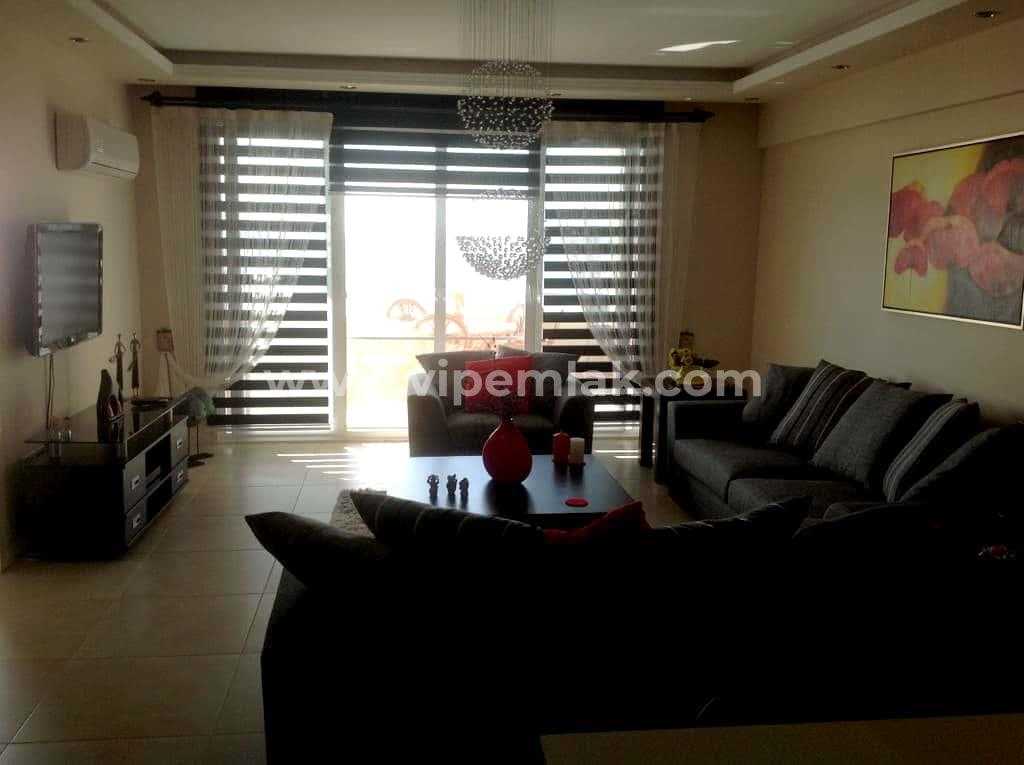 QUEENABA 2 SİTESİNDE EŞYALI SATILIK 3+1 ULTRALUKS YAZLIK KAFA DAİRE