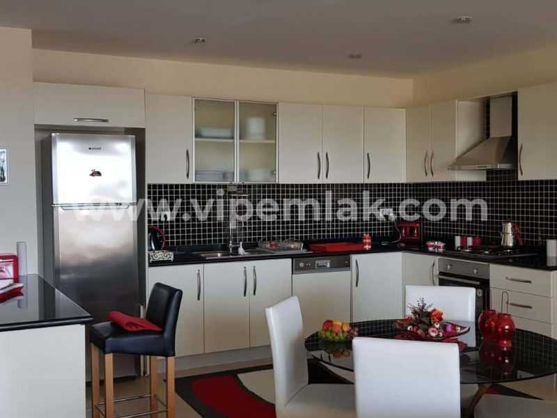 QUEENABA SİTESİNDE DENİZ MANZARALI EŞYALI SATILIK 3+1 YAZLIK DAİRE
