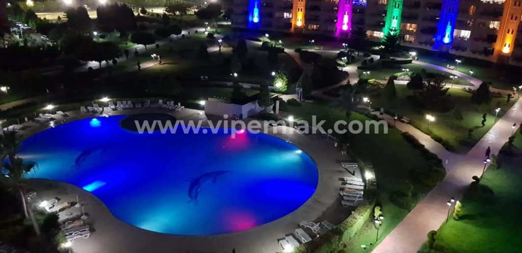 QUEENABA SİTESİNDE DENİZ MANZARALI EŞYALI SATILIK 3+1 YAZLIK DAİRE