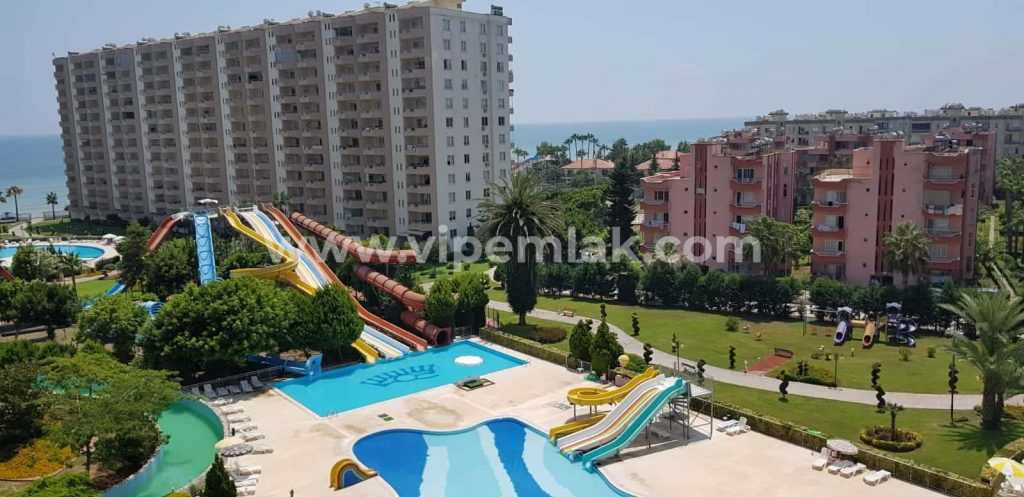 QUEENABA SİTESİNDE DENİZ MANZARALI EŞYALI SATILIK 3+1 YAZLIK DAİRE