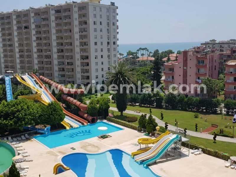 QUEENABA SİTESİNDE DENİZ MANZARALI EŞYALI SATILIK 3+1 YAZLIK DAİRE