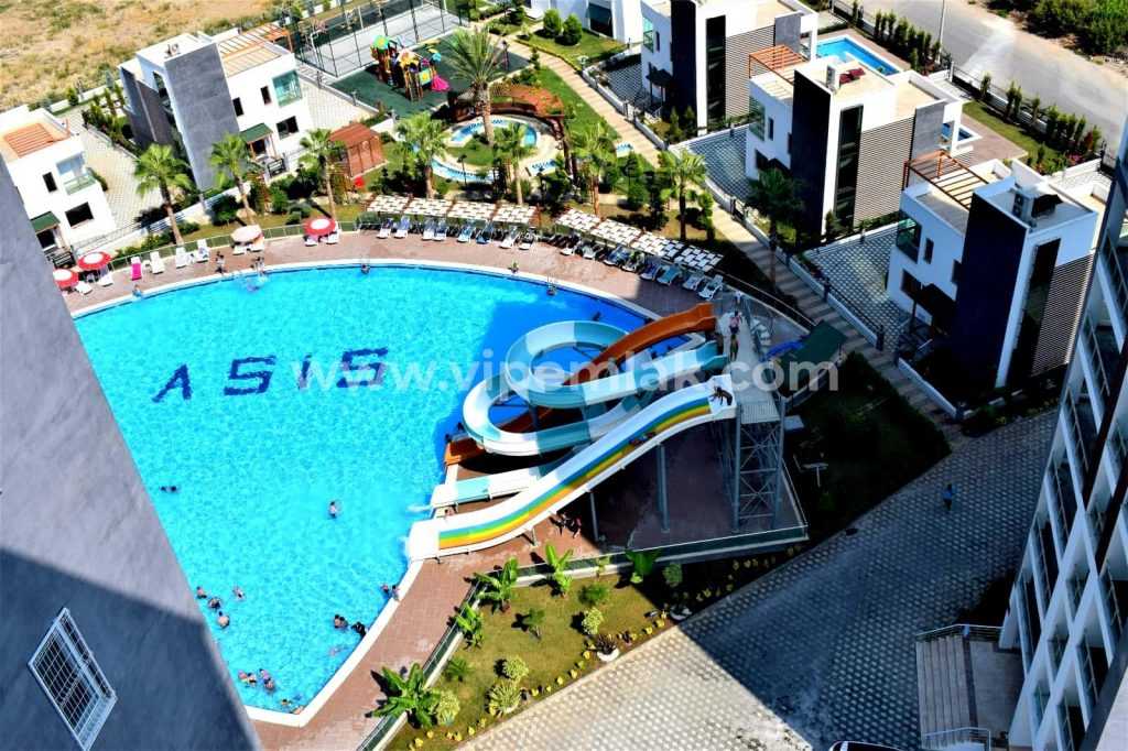 asis marmaris yüksek kat aquaparklı 2+1 satılık  daire