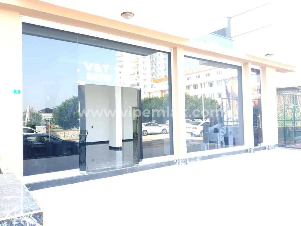 Alata mah veta yapı 70m2 genel iskanlı kiralık dükkan