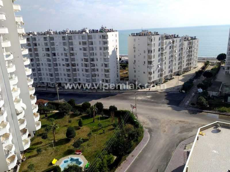 MERSİN ARPAÇBAHŞİŞ TE YÜKSEK KAT DENİZ MANZARALI SATILIK YAZLIK DAİRE