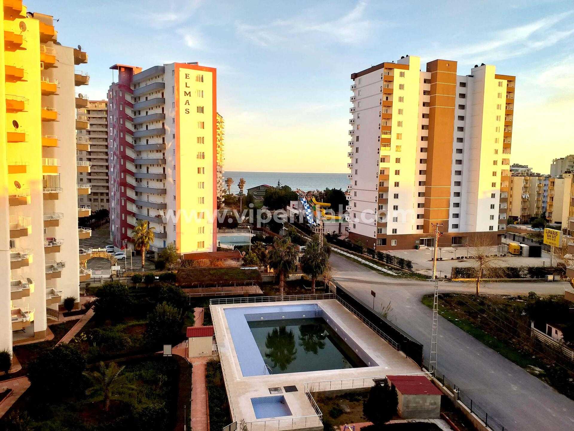 Mersin Erdemli Tömük Lahavana Sitesi Deniz Manzaralı Satılık 1+1 Daire