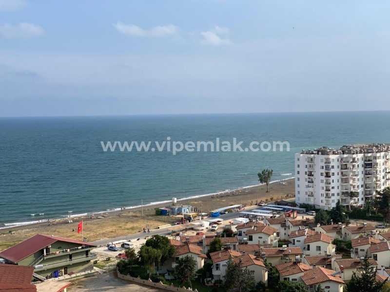 TÖMÜK GONDOL SİTESİ DENİZE SIFIR MUHTEŞEM MANZARALI TERASLI SATILIK DAİRE