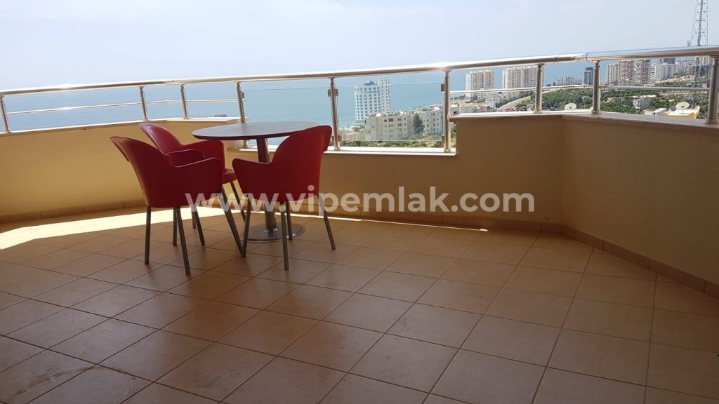 Mersin Erdemli Ayaş Larissa Sitesi Full Deniz Manzaralı Eşyalı Satılık 3+1 Daire