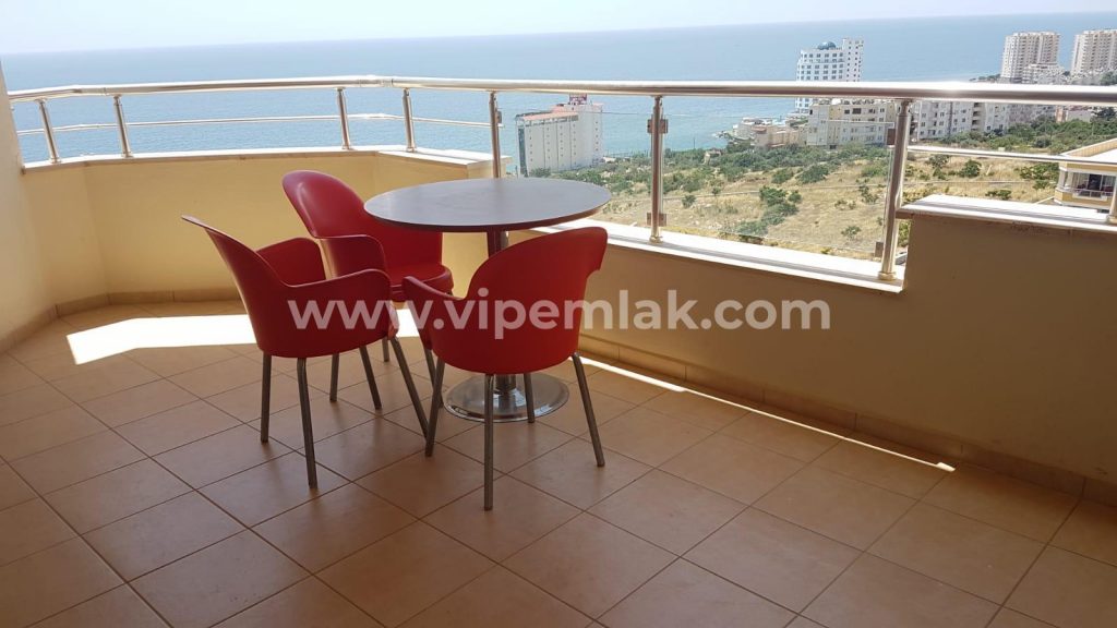 Mersin Erdemli Ayaş Larissa Sitesi Full Deniz Manzaralı Eşyalı Satılık 3+1 Daire