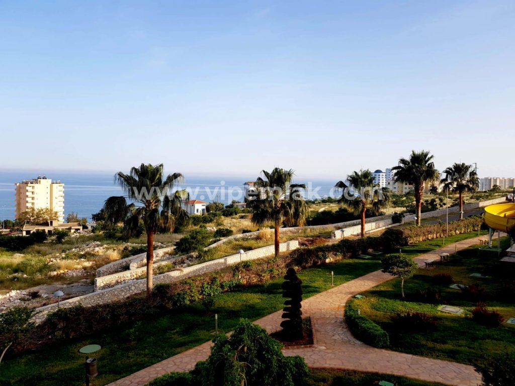 Mersin Erdemli Ayaş Larissa Sitesi Full Deniz Manzaralı Eşyalı Satılık 3+1 Daire