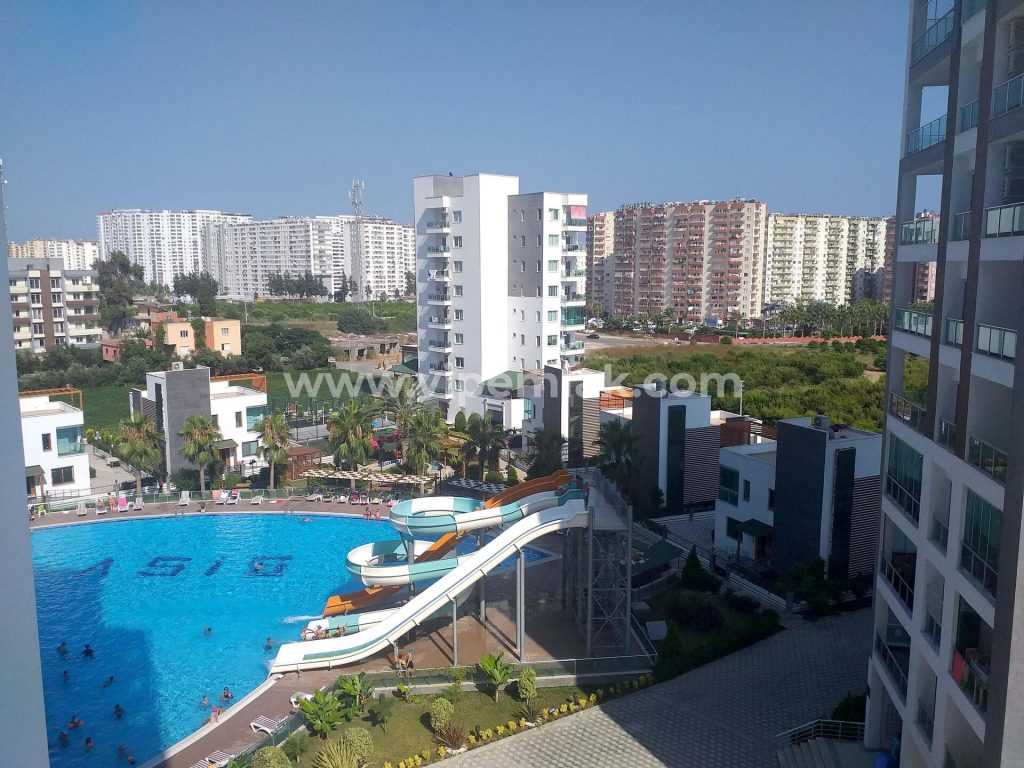 MERSİN TÖMÜK ASİS MARMARİS SİTESİ 2+1 HAVUZ CEPHELİ SATILIK DAİRE