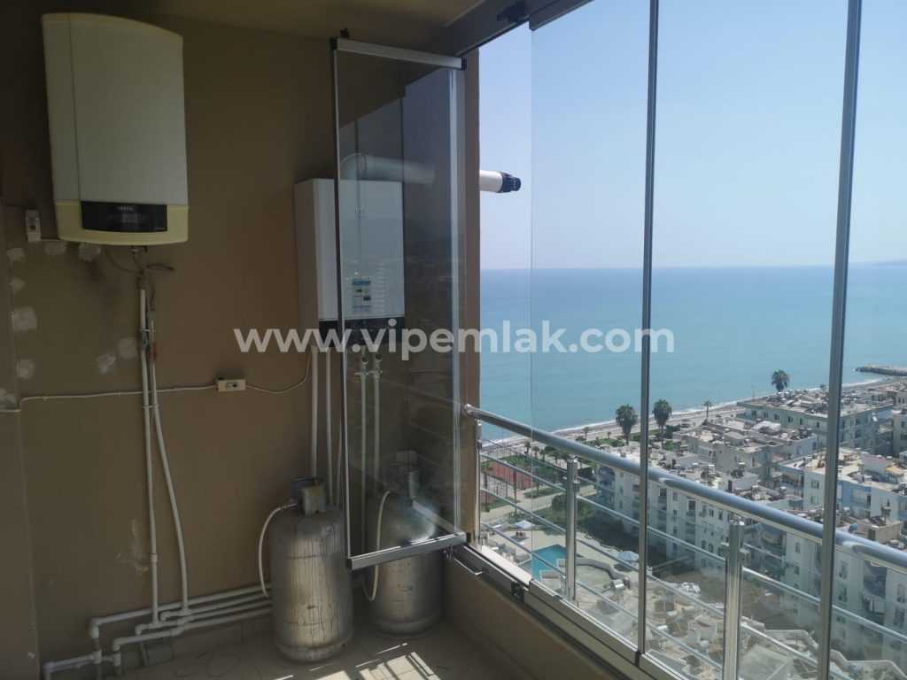 ERDEMLİ’NİN GÖZDESİ ALATAPARK SİTESİNDE MUHTEŞEM DENİZ MANZARALI FERAH SATILIK YAZLIK DAİRE