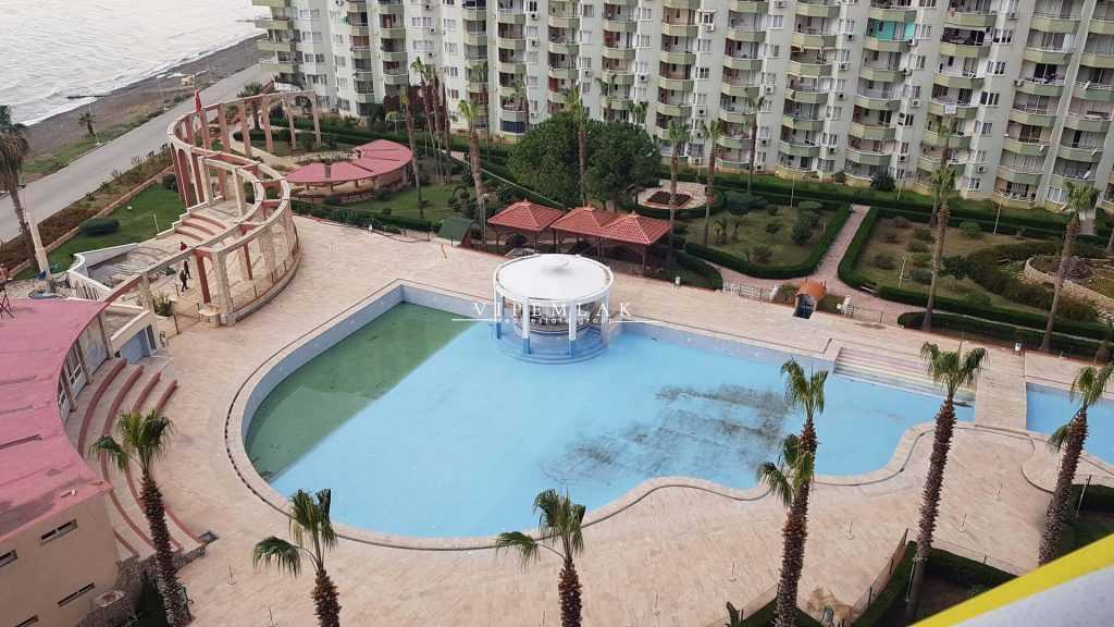 TÖMÜK ZİYA ERDEN SİTESİ DENİZE SIFIR FUL EŞYALI 3+1 SATILIK DAİRE