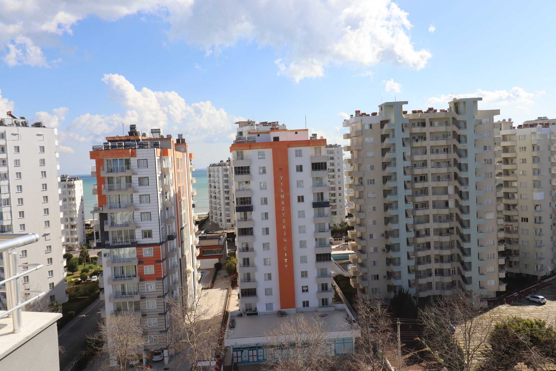 Mersin Erdemli Arpaçbahşiş Solin Park Complex 2+1 Wohnung mit Meerblick zu verkaufen