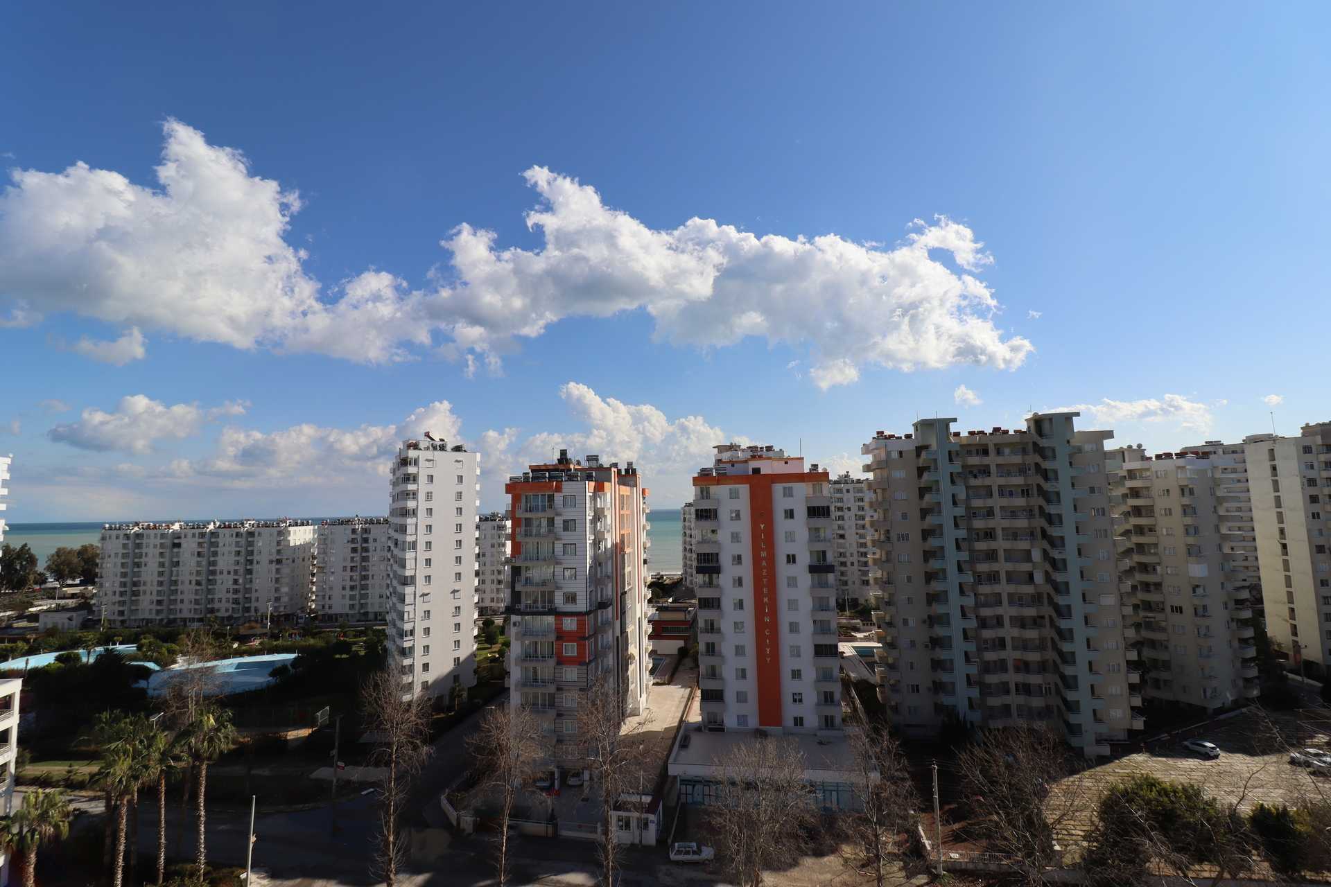 Mersin Erdemli Arpaçbahşiş Solin Park Complex 2+1 Wohnung mit Meerblick zu verkaufen
