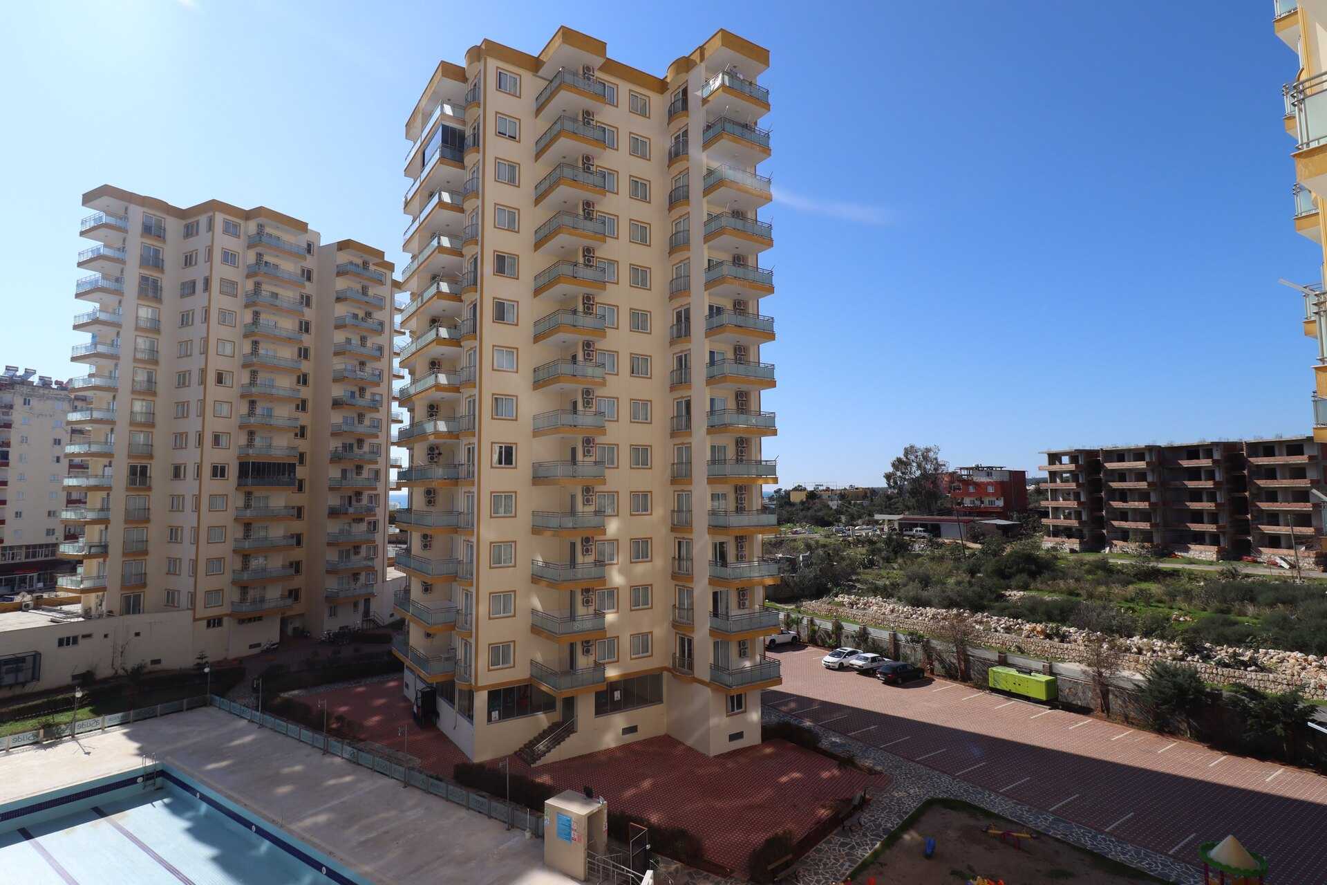 Kızkalesi Asude Evleri Mountain Sea Front 3 + 1 Wohnung zu verkaufen