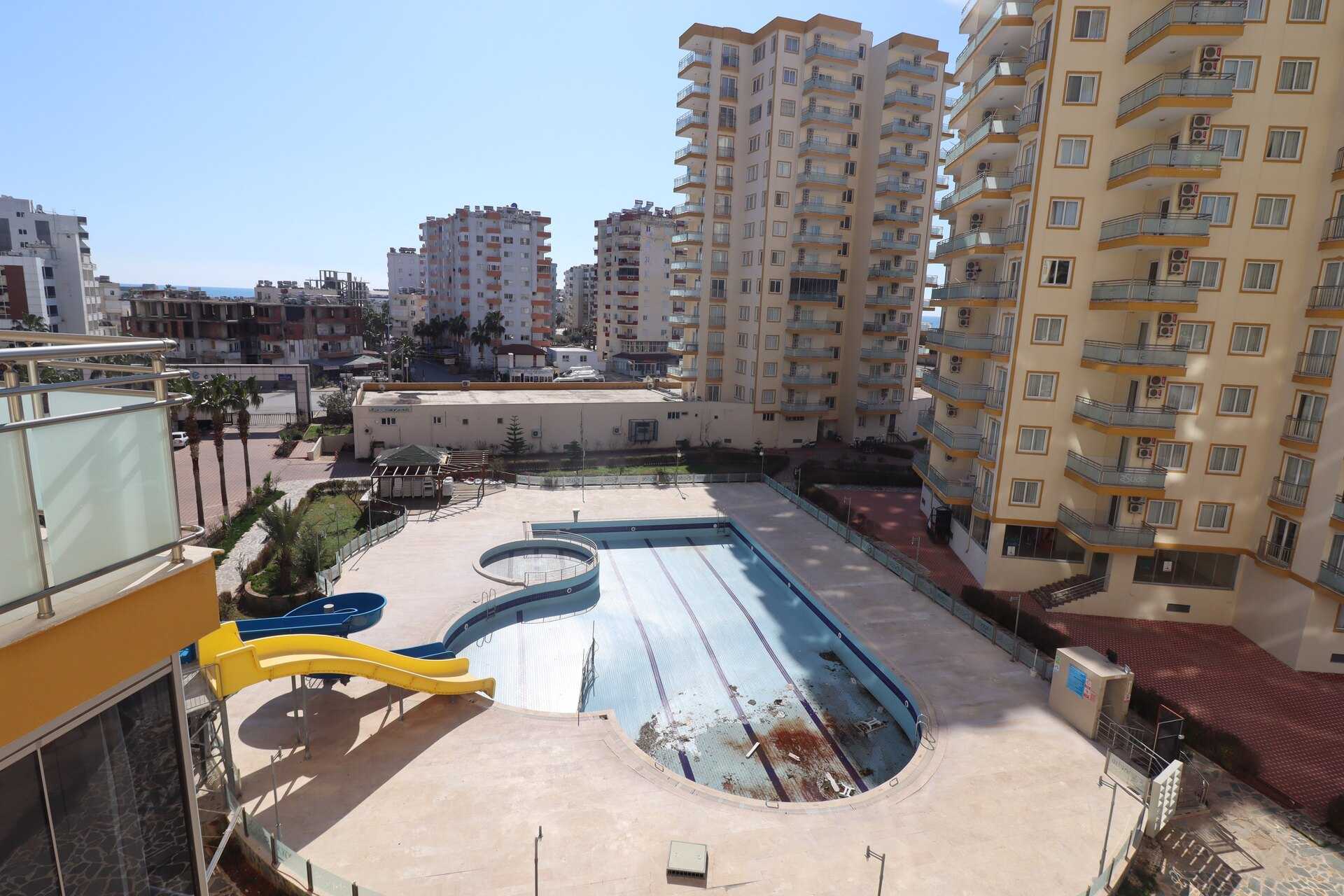 Kızkalesi Asude Evleri Mountain Sea Front 3 + 1 Wohnung zu verkaufen