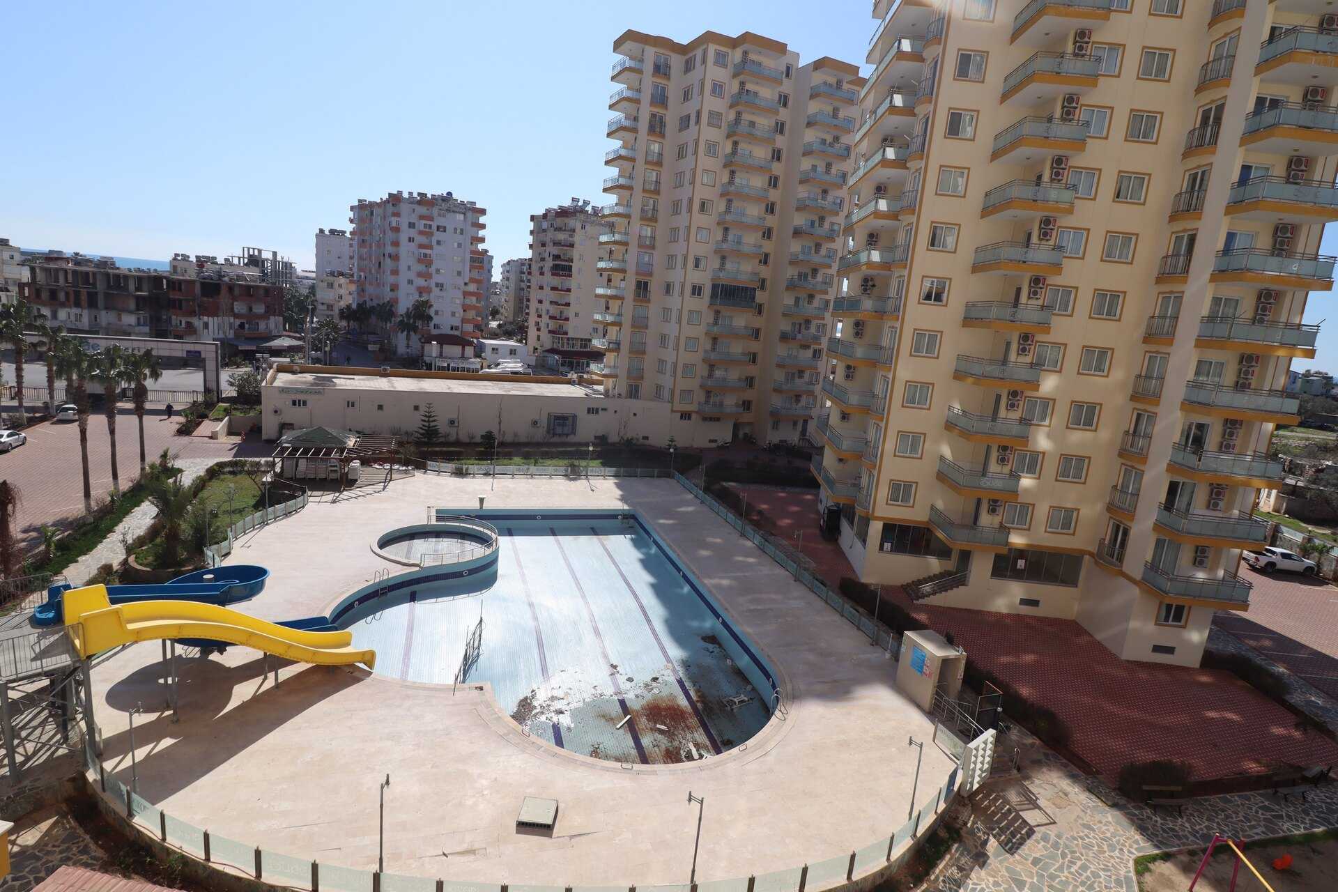 Kızkalesi Asude Evleri Mountain Sea Front 3 + 1 Wohnung zu verkaufen