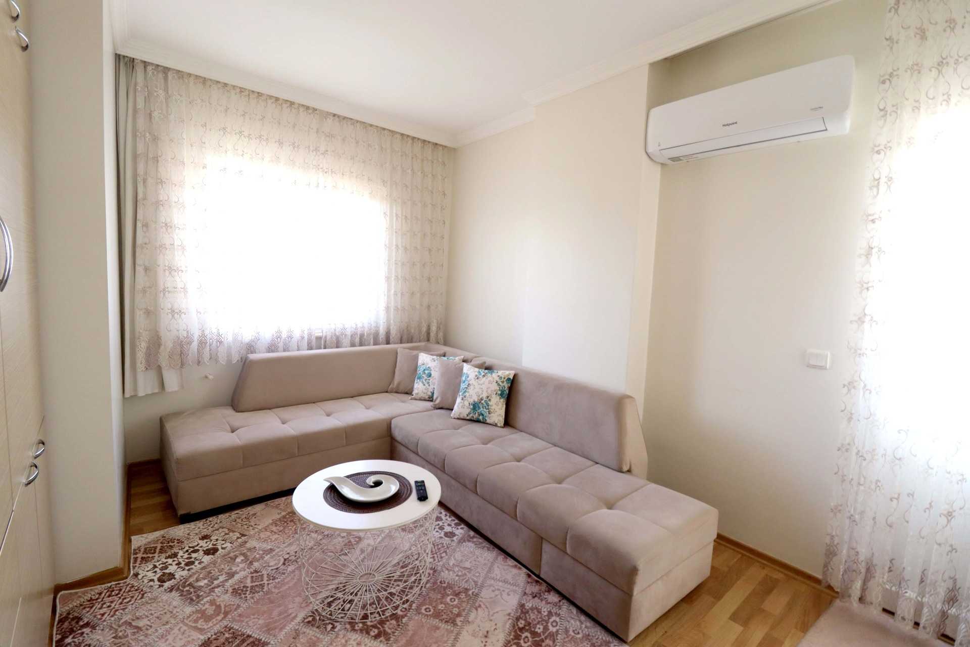 Mersin Erdemli Alata Meerblick Unabhängige Küche 4-seitige 3 + 1 Wohnung zu verkaufen