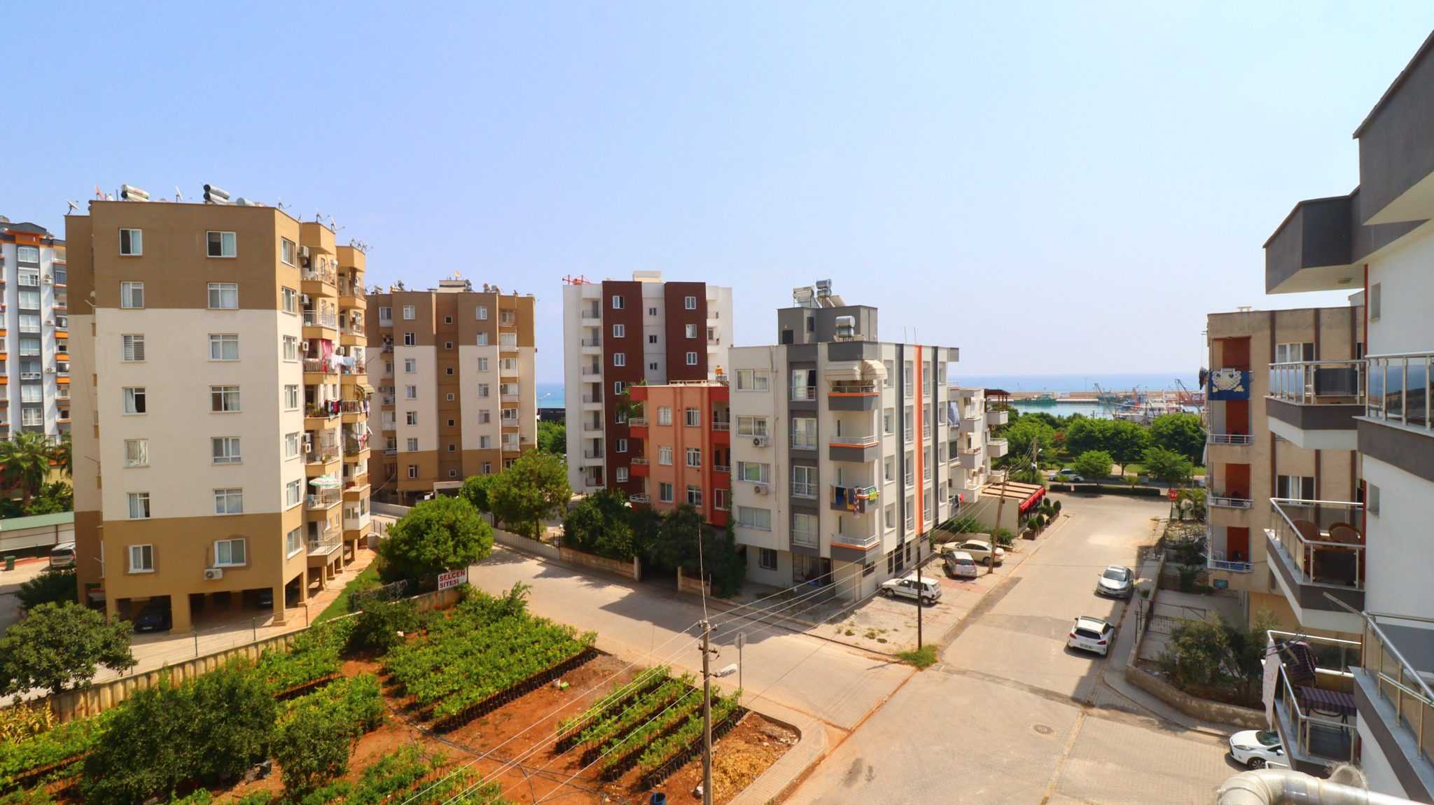 2+1 Wohnung zur Miete mit Meerblick in Mersin Erdemli Alata Beach