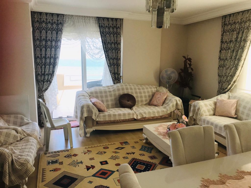 Erdemli Onur Sitesi Full Deniz Manzaralı Satılık 3+1 Daire