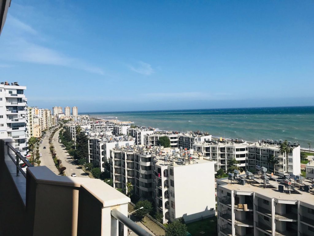 Erdemli Onur Sitesi Full Deniz Manzaralı Satılık 3+1 Daire
