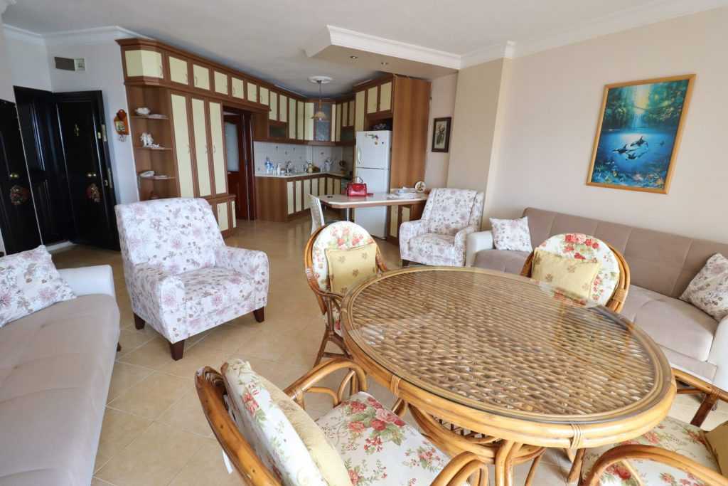 AYAŞ KOÇ SİTESİ EŞYALI SATILIK DENİZ MANZARALI 2+1 DAİRE
