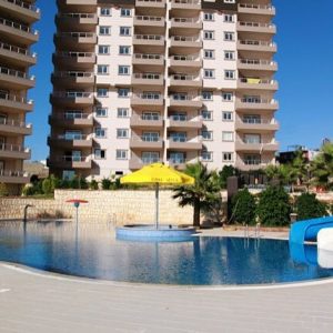 Ayaş Elissa Compound Gemeubileerd 2 + 1 appartement aan zee te koop