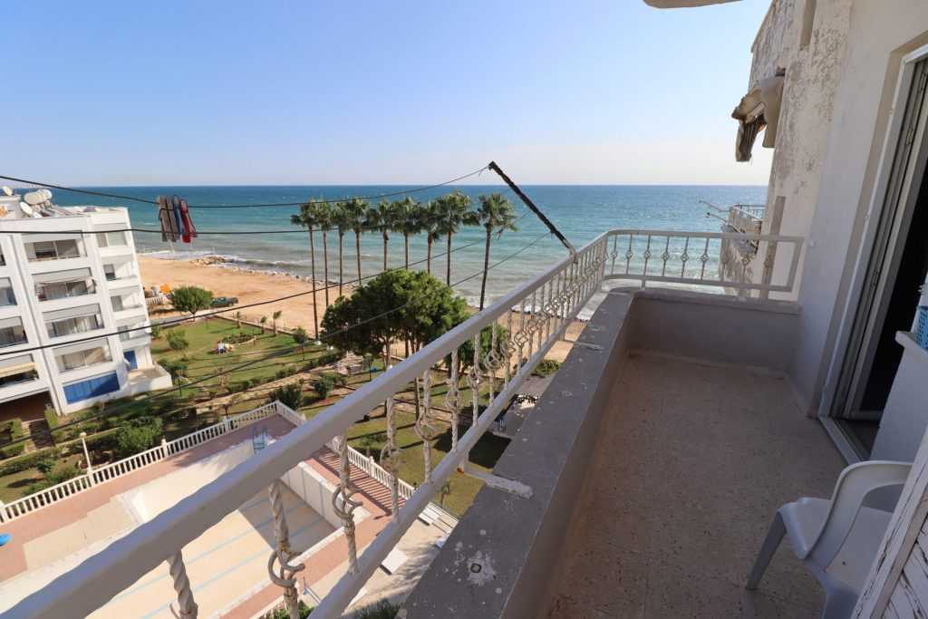 Mersin Erdemli Kumkuyu Korikos Sitesi Deniz Manzaralı Eşyalı Satılık 1+1 Daire