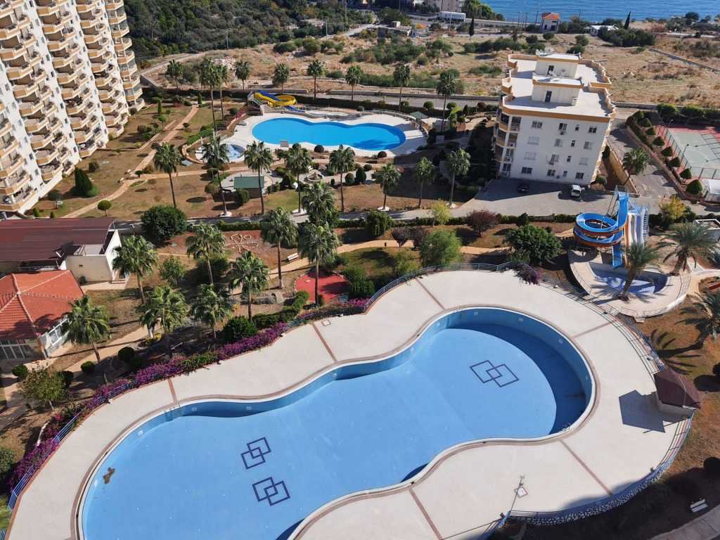 MERSİN ERDEMLİ AYAŞ DİVA HOLİDAY SİTESİ EŞYALI SATILIK DENİZ MANZARALI 2+1 DAİRE