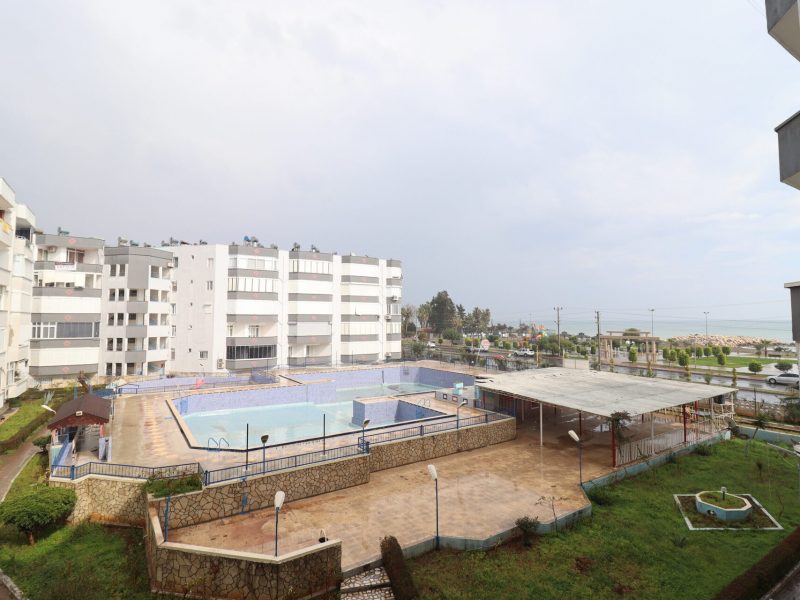 Mersin Erdemli Güzeldağ Havuzlu Sitede Satılık 2+1 Eşyalı Daire