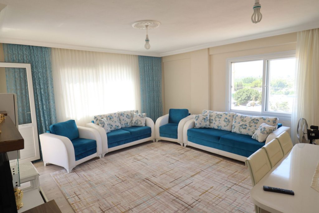 Mersin Erdemli Tömük Güvenkent Sahil Sitesi 2+1 Eşyalı Satılık Daire