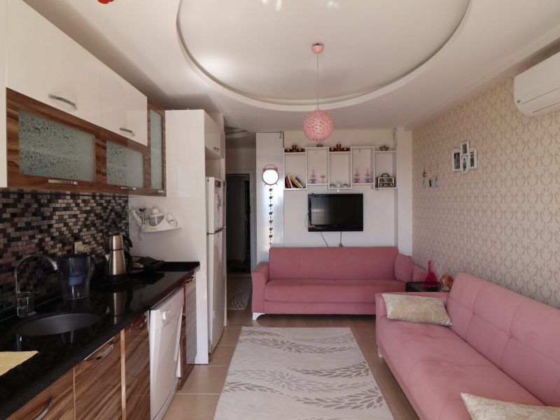 Kargıpınarı Deniz Manzaralı Satılık 1+1 Eşyalı Daire