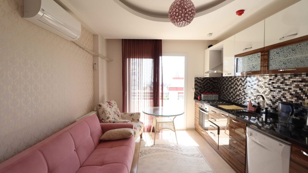 Kargıpınarı Deniz Manzaralı Satılık 1+1 Eşyalı Daire