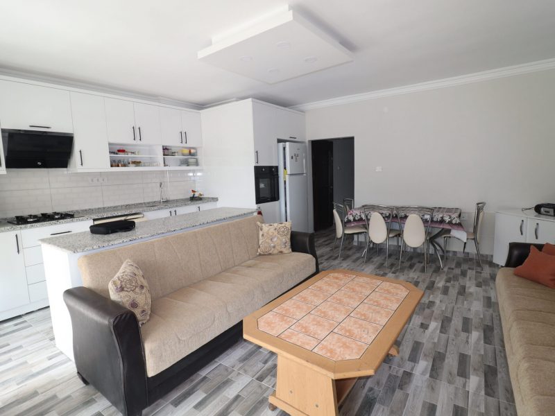 Mersin Erdemli Arpaçbahşiş Güneş 3 Satılık Bahçe Katı 1+1 Eşyalı Masrafsız Daire