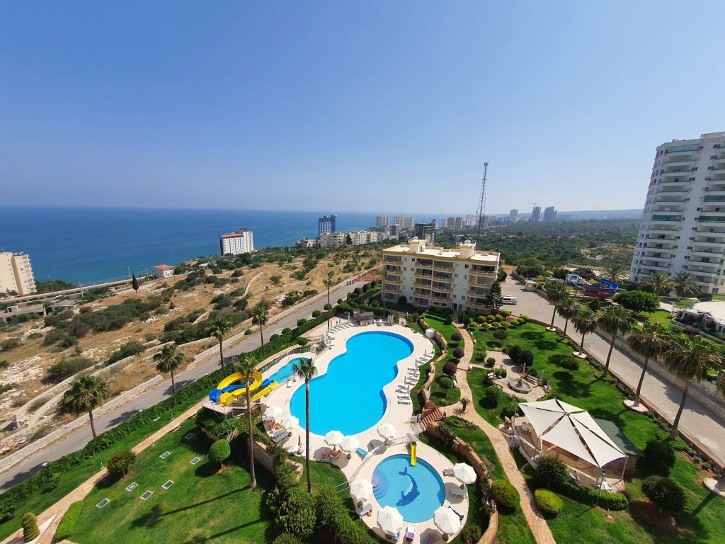 Mersin Erdemli Ayaş Larissa Sitesi Eşyalı Satılık Deniz Manzaralı  3+1 Daire