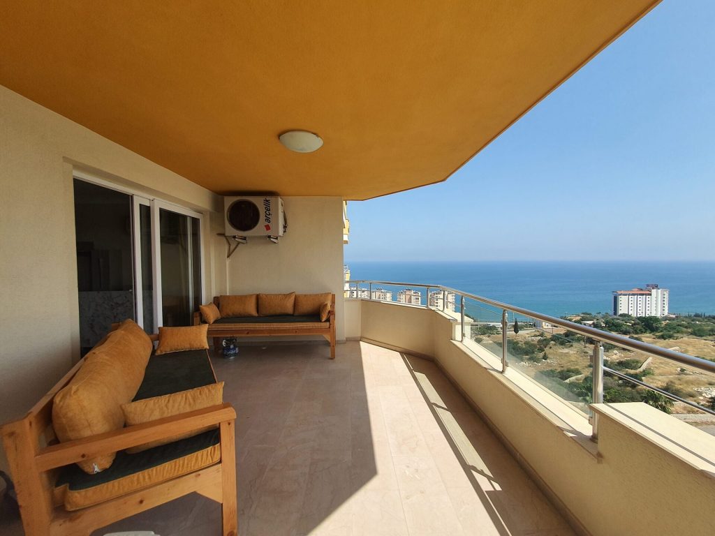 Mersin Erdemli Ayaş Larissa Sitesi Eşyalı Satılık Deniz Manzaralı  3+1 Daire