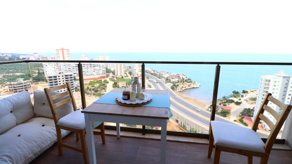 Mersin Erdemli Ayaş Athena Residence 1+1 Satılık Full Deniz Manzaralı Daire