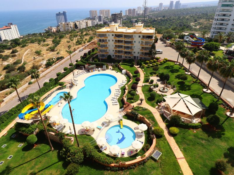 Mersin Erdemli Ayaş Larissa Sitesi Eşyalı Satılık Deniz Manzaralı  3+1 Daire