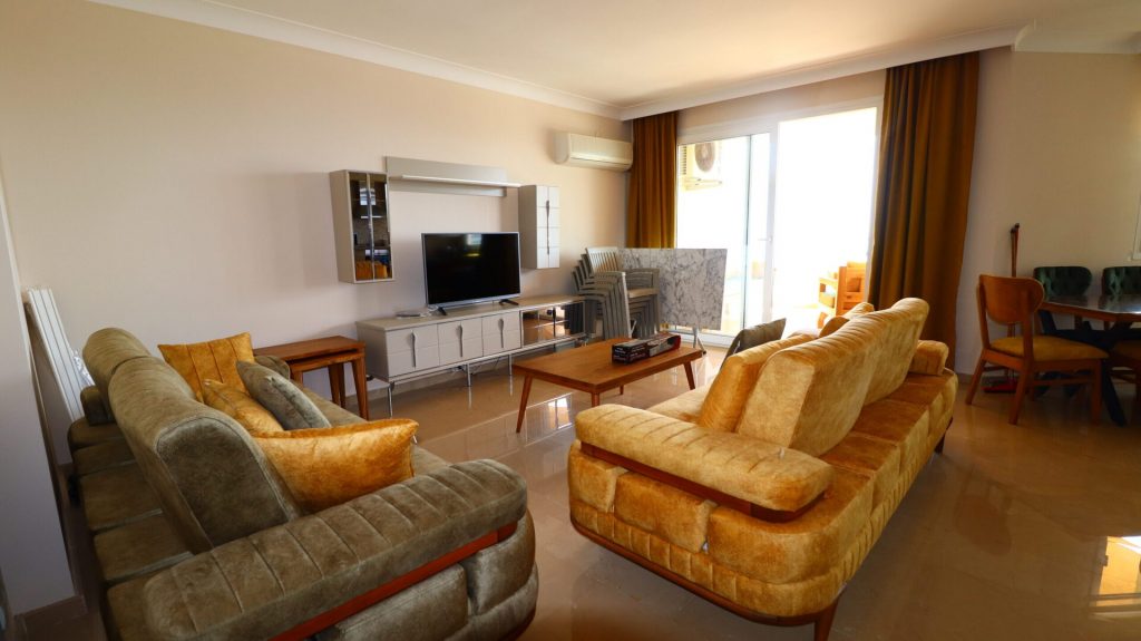 Mersin Erdemli Ayaş Larissa Sitesi Eşyalı Satılık Deniz Manzaralı  3+1 Daire