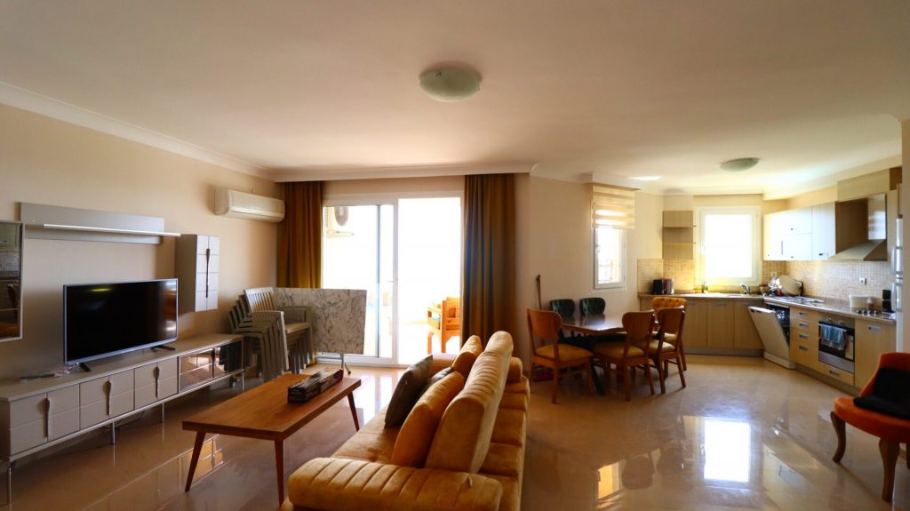 Mersin Erdemli Ayaş Larissa Sitesi Eşyalı Satılık Deniz Manzaralı  3+1 Daire