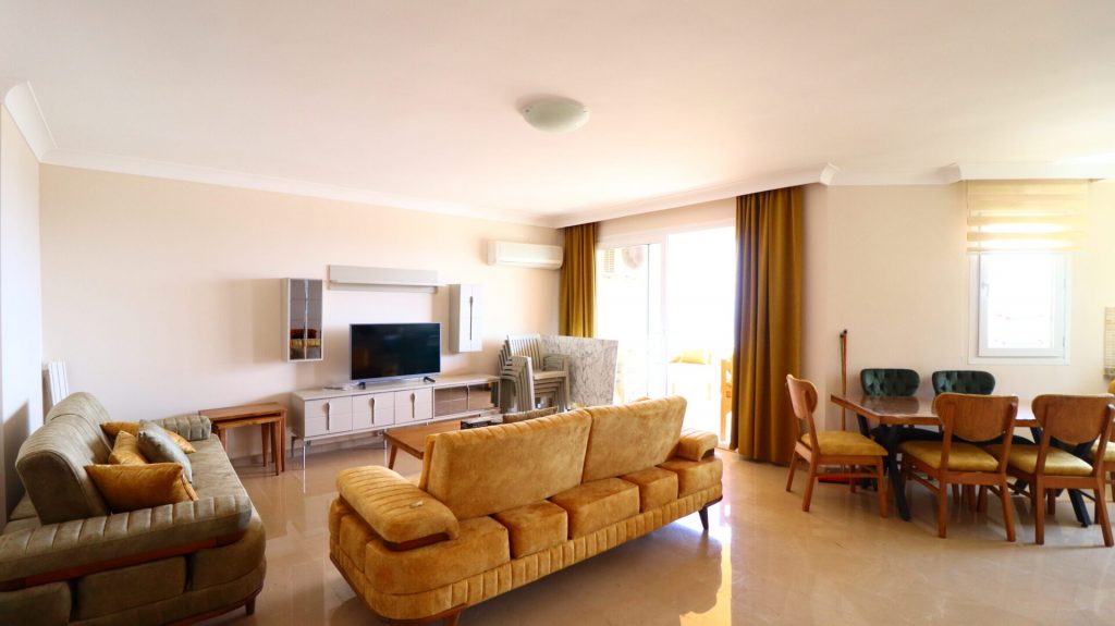Mersin Erdemli Ayaş Larissa Sitesi Eşyalı Satılık Deniz Manzaralı  3+1 Daire