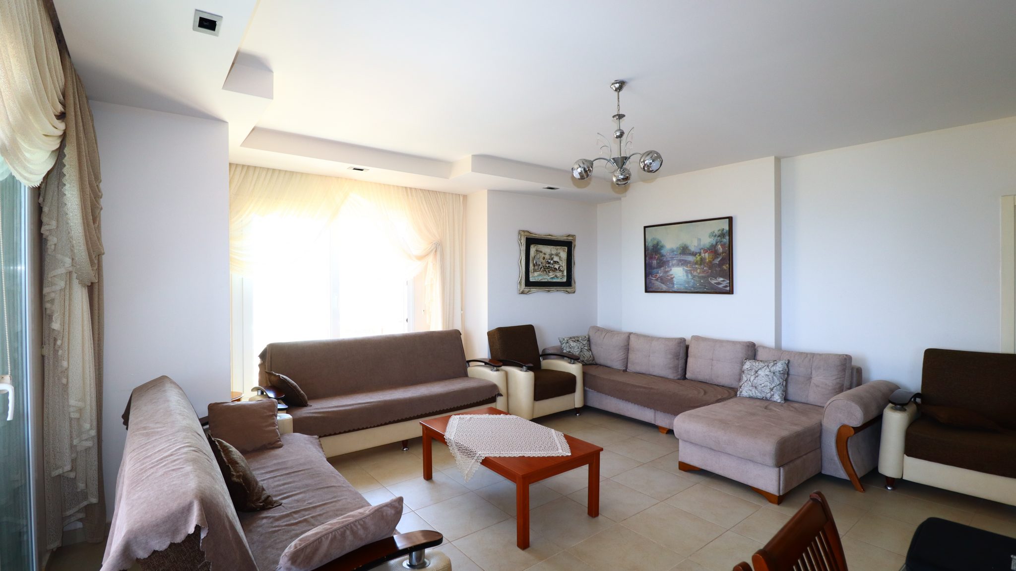 Mersin Erdemli Limonlu Millennium Site   3+1 möblierte Wohnung mit Meerblick zu verkaufen
