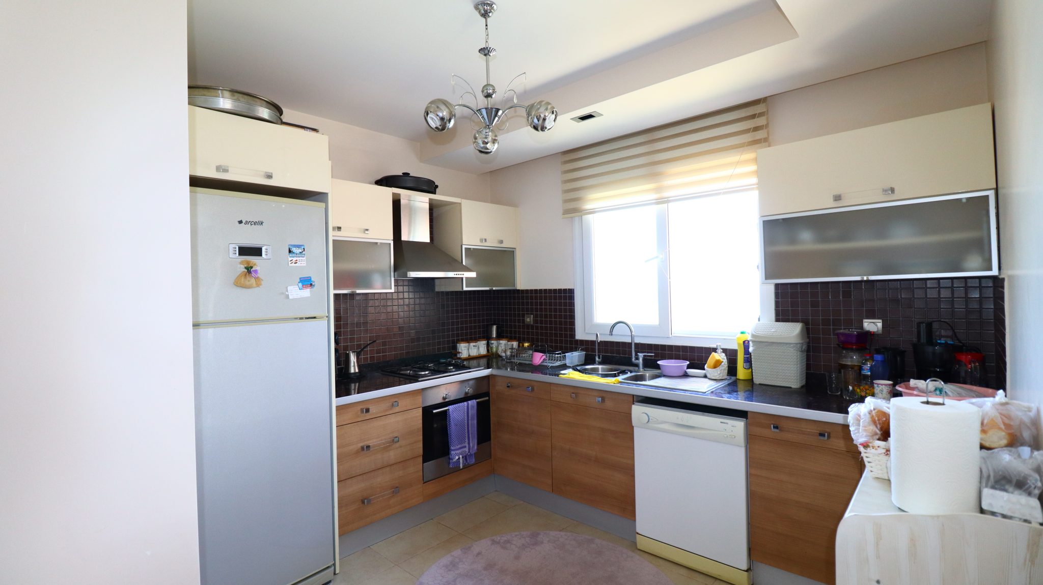 Mersin Erdemli Limonlu Millennium Site   3+1 möblierte Wohnung mit Meerblick zu verkaufen