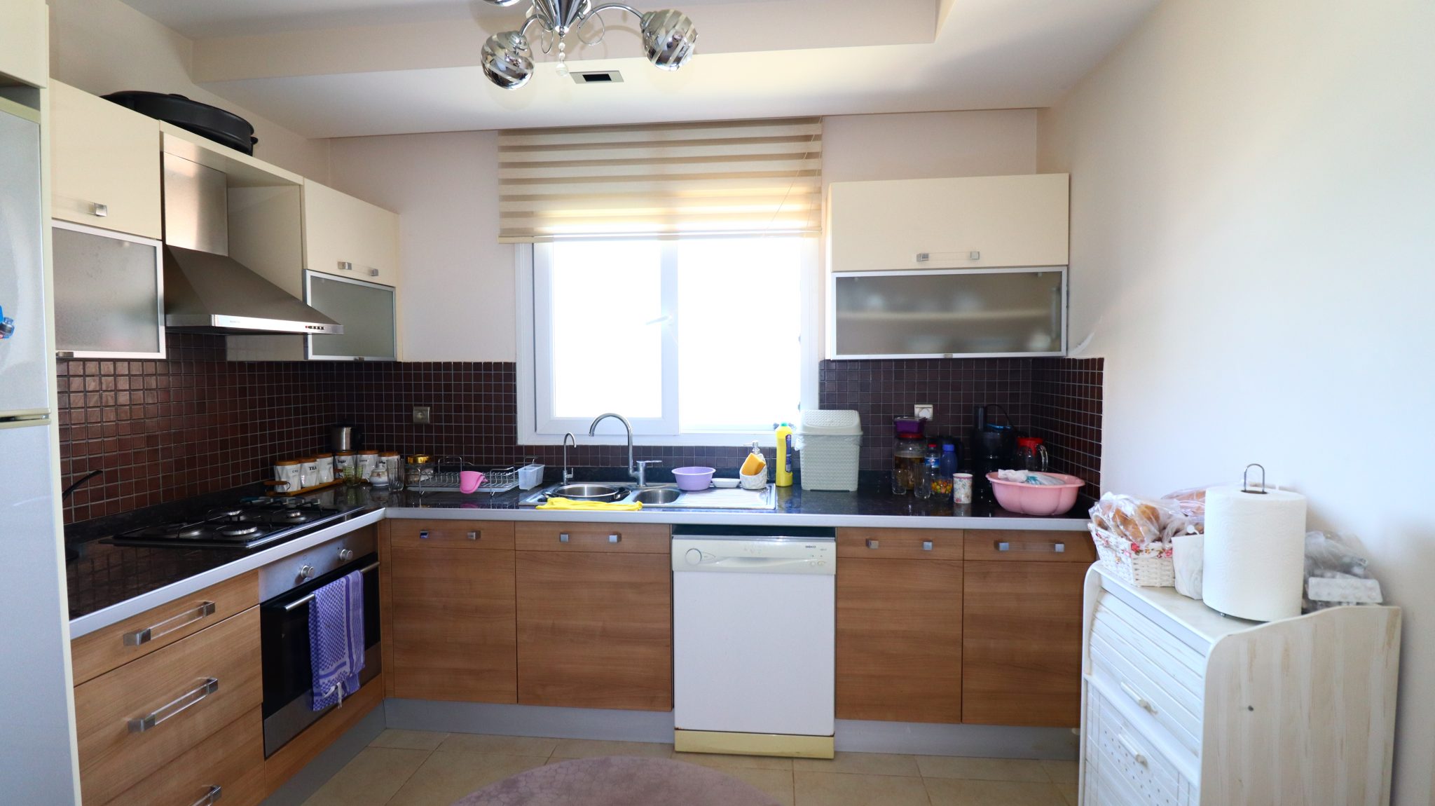 Mersin Erdemli Limonlu Millennium Site   3+1 möblierte Wohnung mit Meerblick zu verkaufen