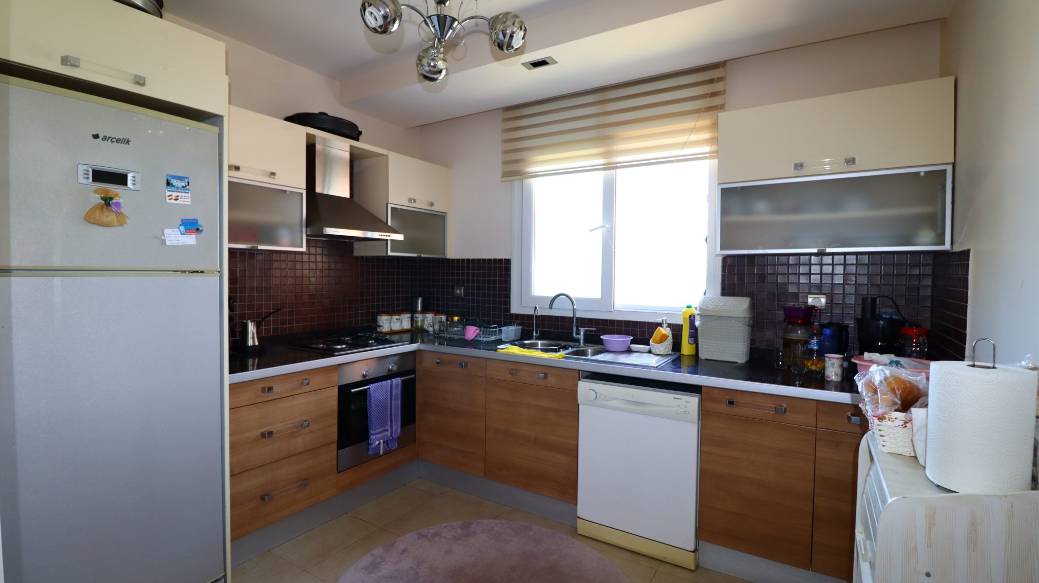 Mersin Erdemli Limonlu Millennium Site   3+1 möblierte Wohnung mit Meerblick zu verkaufen
