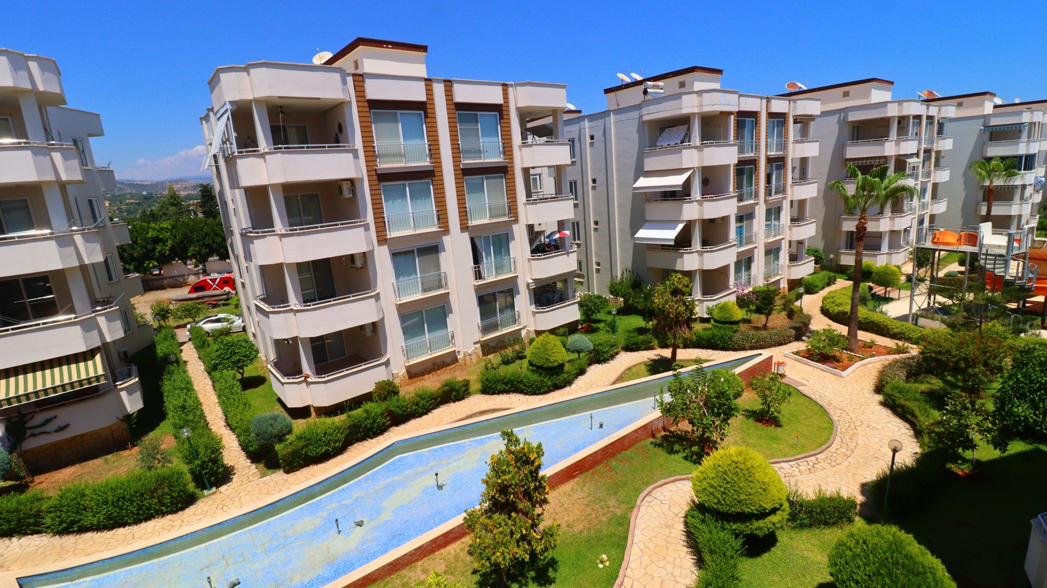 Mersin Erdemli Kumkuyu Altın Portakal Sitesi Eşyalı Satılık 2+1 Lüks Daire