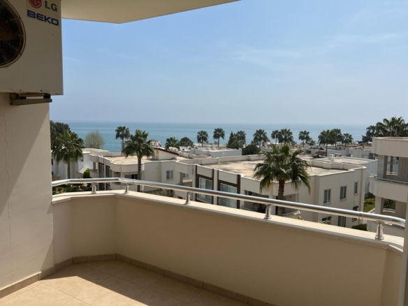 Mersin Erdemli Kumkuyu Altınportakal Sitesi Eşyalı Satılık 2+1 Deniz Manzaralı Daire