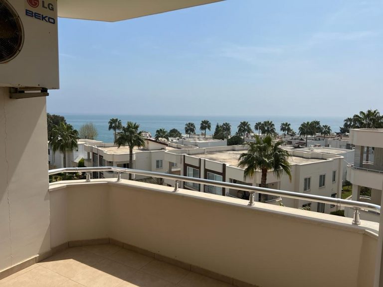 Mersin Erdemli Kumkuyu Altınportakal Sitesi Eşyalı Satılık 2+1 Deniz Manzaralı Daire